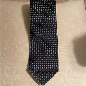 Giorgio Armani Blue and Gray Classic Tie